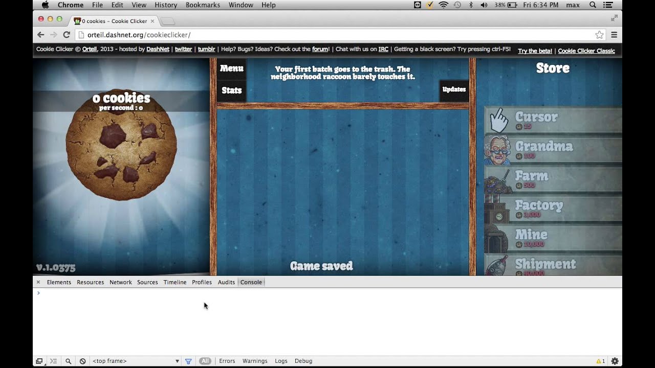 hacks for cookie clicker